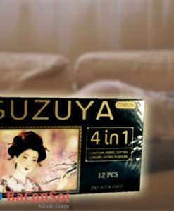 Sản Phẩm Bao Cao Su Suzuya 4 in 1 siêu mỏng, kéo dài thời gian quan hệ
